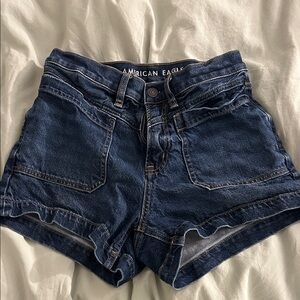 American Eagle Outfitters Dark Blue Jean Shorts